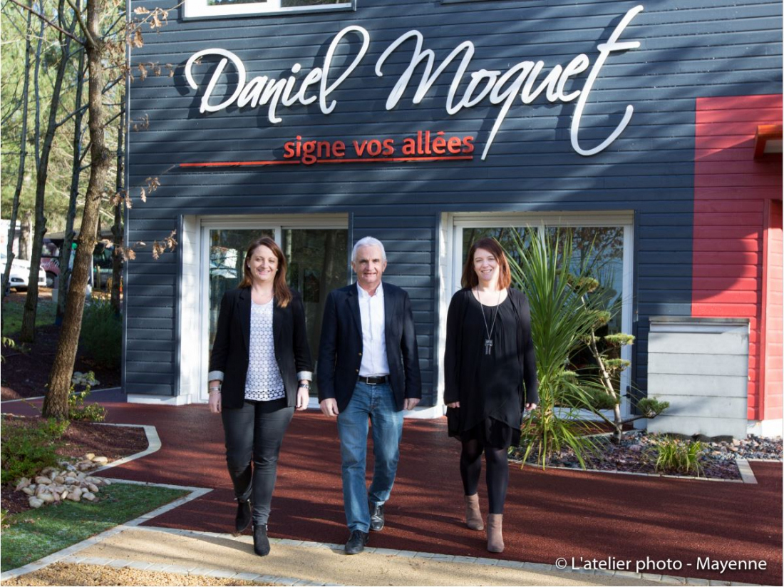 Daniel, Pauline et Camille Moquet